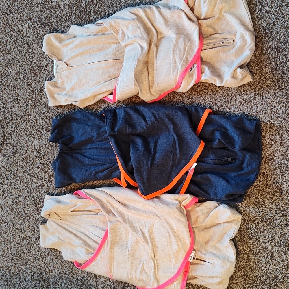 Bundle of 3 Halo Ideal Temp Sleep Sack swaddles